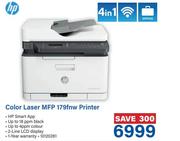 HP Color Laser MFP 179fnw Printer