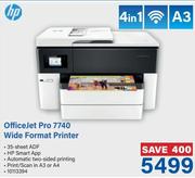 HP Officejet Pro 7740 Wide Format Printer