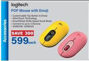 Logitech POP Mouse With Emoji-Each