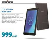 Alcatel 1T 7" 3G Prime Black Tablet
