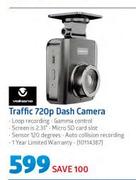 Volkano Traffic 720p Dash Camera