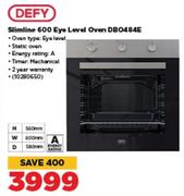 Defy 600 Eye Level Oven DBO484E