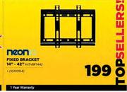 Neon IQ 14"-42" Fixed Bracket N-TVBF1442