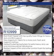 Ultra Support 152cm Bed Set