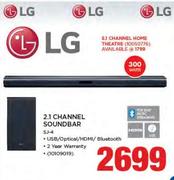 LG 2.1 Channel Soundbar SJ-4