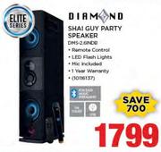 Diamond Shai Guy Party Speaker DMS-2-6INDB
