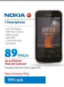 Nokia 1 Smartphone LTE
