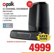 Polk 5.1 Channel Soundbar Mini Magnifi
