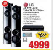 LG 4.2 DVD Home Theatre System