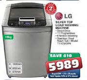 LG Silver Top Load Washing Machine-16kg(T1103ADP6)