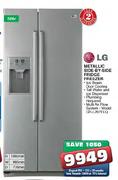 LG Metallic Side-By-Side Fridge Freezer-506Ltr(GR-L207FLQ)