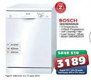 Bosch Dishwasher(SMS40E02ZA)