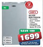 Defy Silver Bar Fridge-90Ltr(DFS136)