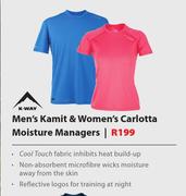 Men's Kamit & Women's Carlotta Moisture Managers