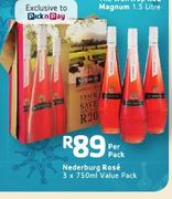 Nederburg Rose-3x750ml Per Pack