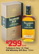 Tullamore Dew 12-Year Old Whiskey Gift Box-750ml Each