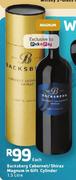 Backsberg Cabernet/Shiraz Magnum In Gift Cylinder-1.5ltr Each