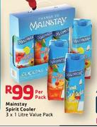 Mainstay Spirit Cooler-3x1ltr Per Pack