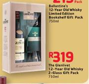 The Glenlivet 12-Year Old Whisky 2-Glass Gift Pack-750ml