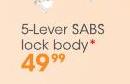 5-Lever SABS Lock Body