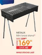 Metalix Mini Braai Stand