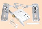 5-Lever Chrome Lock Set