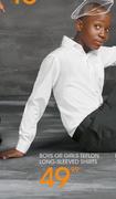Boys Or Girls Teflon Long-Sleeved Shirts