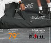 Boys Teflon Trousers