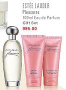 Estee Lauder Pleasures 100ml Eau De Parfum Gift Set