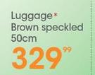 Luggage Brown Speckled-50cm