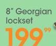 8" Georgian Lockset