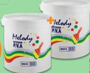 Melody 20ltr PVA Paint-White Or Cream-2's