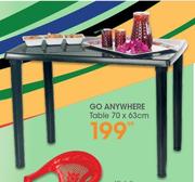 Go Anywhere Table-70x63cm