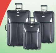 Luggage Grey Fine Check-70cm