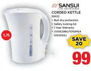 Sansui 1.7Ltr Corded Kettle SSK02