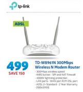 TP-Link TD-W8961N 300Mbps Wireless N Modem Router