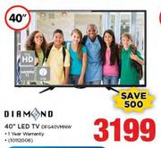 Diamond 40" LED TV(DFG40VMNW)