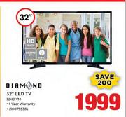 Diamond 32" LED TV 32HD VM