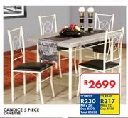 Candice 5 Piece Dinette