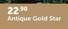 Antique Gold Star
