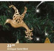 Antique Gold Bird