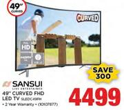 Sansui 49" Curved FHD LED TV SLED49FH