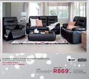 Grafton Everest Magnum 3 Piece 3 Action Reclining Lounge Suite