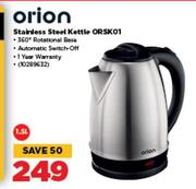 Orion Stainless Steel Kettle ORSK01