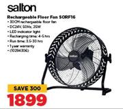 Salton Rechargeable Floor Fan SORF16