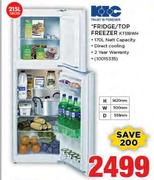 KIC 215L Fridge/Top Freezer KT518WH