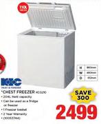KIC 110L Chest Freezer KCG210