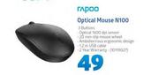 Rapoo Optical Mouse N100