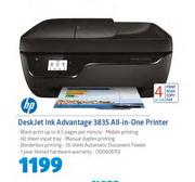 HP Deskjet Ink Advantage 3835 All-In-One Printer