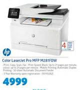HP Color LaserJet Pro MFP M281FDW
